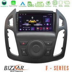 Bizzar F Series 8Core Android14 4+64GB Ford Transit Connect 2013-2018 Navigation Multimedia Tablet 9"  Με Carplay & Android Auto