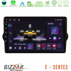 Bizzar F Series 8Core Android14 4+64GB Fiat Tipo 2015-2022 (Hatchback) Navigation Multimedia Tablet 9" Με Carplay & Android Auto Bizzar F Series 8Core Android14 4+64GB Fiat Tipo 2015-2022 (Hatchback) Navigation Multimedia Tablet 9" Με Carplay & Android Auto