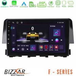 Bizzar F Series 8Core Android14 4+64GB  Honda Civic 2016-2020 Navigation Multimedia Tablet 9" Με Carplay & Android Auto