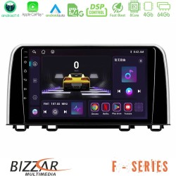 Bizzar F Series 8Core Android14 4+64GB  Honda CR-V 2019-> Navigation Multimedia Tablet 10" Με Carplay & Android Auto