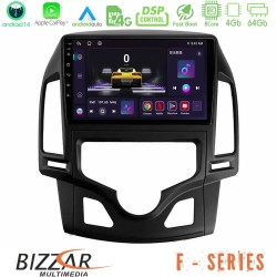 Bizzar F Series 8Core Android14 4+64GB  Hyundai i30 2007-2012 Auto A/C Navigation Multimedia Tablet 9" Με Carplay & Android Auto