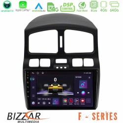 Bizzar F Series 8Core Android14 4+64GB Hyundai Santa Fe 2000-2006 Navigation Multimedia Tablet 9" Με Carplay & Android Auto