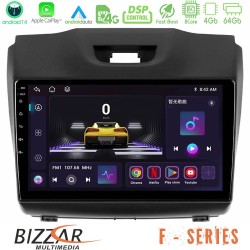 Bizzar F Series 8Core Android14 4+64GB  Isuzu D-MAX 2012-2019 Navigation Multimedia Tablet 9" Με Carplay & Android Auto