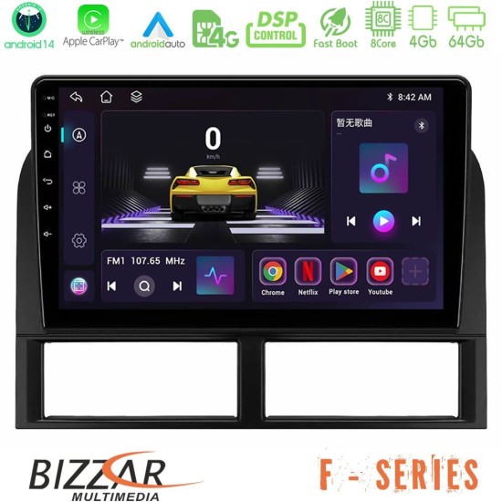 Bizzar F Series 8Core Android14 4+64GB Jeep Grand Cherokee 1999-2004 Navigation Multimedia Tablet 9" Με Carplay & Android Auto Bizzar F Series 8Core Android14 4+64GB Jeep Grand Cherokee 1999-2004 Navigation Multimedia Tablet 9" Με Carplay & Android Auto