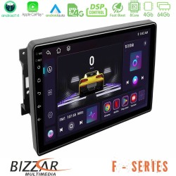 Bizzar F Series 8Core Android14 4+64GB  Chrysler / Dodge / Jeep Navigation Multimedia Tablet 10" Με Carplay & Android Auto