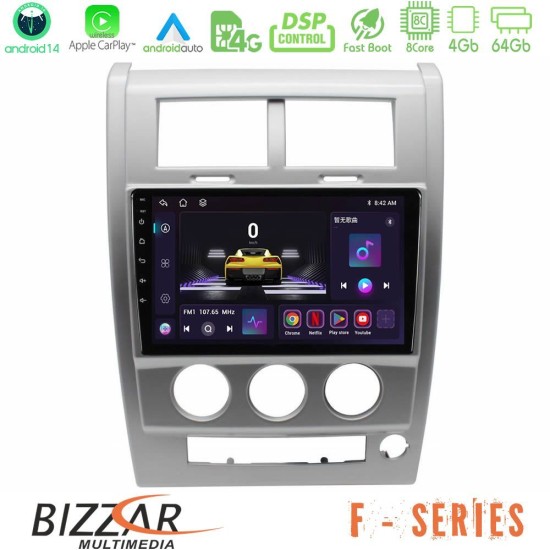 Bizzar F Series 8Core Android14 4+64GB Jeep Cherokee (KK) 2008-2012 Navigation Multimedia Tablet 10" Με Carplay & Android Auto Bizzar F Series 8Core Android14 4+64GB Jeep Cherokee (KK) 2008-2012 Navigation Multimedia Tablet 10" Με Carplay & Android Auto
