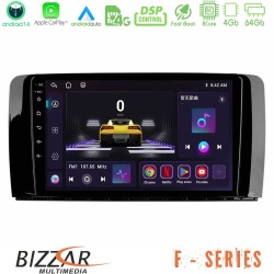 Bizzar F Series 8Core Android14 4+64GB  Mercedes R Class Navigation Multimedia Tablet 9" Με Carplay & Android Auto