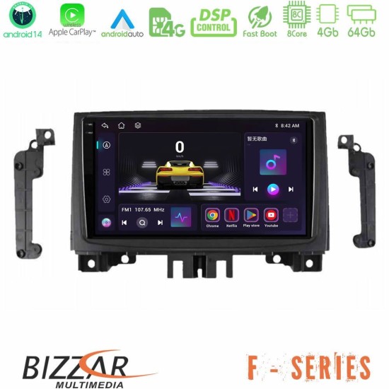 Bizzar F Series 8Core Android14 4+64GB  Mercedes Sprinter/VW Crafter 2006-2018 Navigation Multimedia Tablet 9" Με Carplay & Android Auto