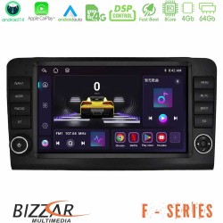 Bizzar F Series 8Core Android14 4+64GB  Mercedes ML/GL Class W164 2006-2011 Navigation Multimedia Tablet 9"  Με Carplay & Android Auto (OEM Look)