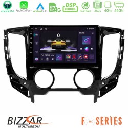 Bizzar F Series 8Core Android14 4+64GB Mitsubishi L200 2016-> & Fiat Fullback (Manual A/C) Navigation Multimedia Tablet 9" Με Carplay & Android Auto Bizzar F Series 8Core Android14 4+64GB Mitsubishi L200 2016-> & Fiat Fullback (Manual A/C) Navigation Multimedia Tablet 9" Με Carplay & Android Auto