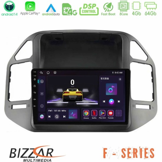 Bizzar F Series 8Core Android14 4+64GB Mitsubishi Pajero 2002-2006 Navigation Multimedia Tablet 9" Με Carplay & Android Auto Bizzar F Series 8Core Android14 4+64GB Mitsubishi Pajero 2002-2006 Navigation Multimedia Tablet 9" Με Carplay & Android Auto