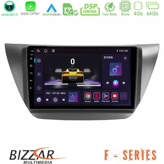 Bizzar F Series 8Core Android14 4+64GB Mitsubishi Lancer 2004 – 2008 Navigation Multimedia Tablet 9" Με Carplay & Android Auto Bizzar F Series 8Core Android14 4+64GB Mitsubishi Lancer 2004 – 2008 Navigation Multimedia Tablet 9" Με Carplay & Android Auto