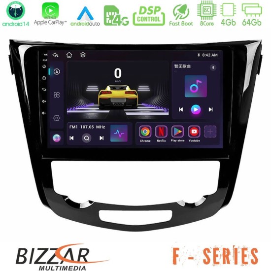 Bizzar F Series 8Core Android14 4+64GB Nissan Qashqai J11 (AUTO A/C) Navigation Multimedia Tablet 10" Με Carplay & Android Auto Bizzar F Series 8Core Android14 4+64GB Nissan Qashqai J11 (AUTO A/C) Navigation Multimedia Tablet 10" Με Carplay & Android Auto