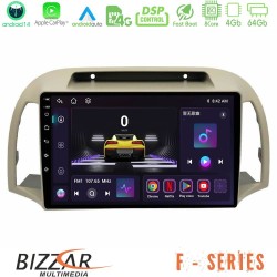 Bizzar F Series 8Core Android14 4+64GB  Nissan Micra K12 2002-2010 Navigation Multimedia Tablet 9" Με Carplay & Android Auto