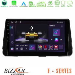 Bizzar F Series 8Core Android14 4+64GB  Nissan Micra K14 Navigation Multimedia Tablet 9" Με Carplay & Android Auto