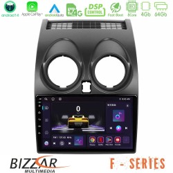 Bizzar F Series 8Core Android14 4+64GB  Nissan Qashqai J10 Navigation Multimedia Tablet 9" Με Carplay & Android Auto