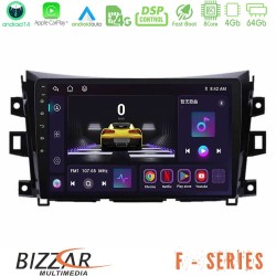 Bizzar F Series 8Core Android14 4+64GB  Nissan Navara NP300 Navigation Multimedia Tablet 9" Με Carplay & Android Auto