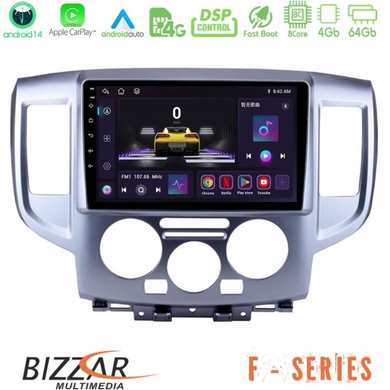 Bizzar F Series 8Core Android14 4+64GB Nissan NV200 Navigation Multimedia Tablet 9" Με Carplay & Android Auto Bizzar F Series 8Core Android14 4+64GB Nissan NV200 Navigation Multimedia Tablet 9" Με Carplay & Android Auto