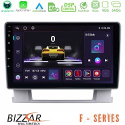 Bizzar F Series 8Core Android14 4+64GB  Opel Astra J 2010-2014 Navigation Multimedia Tablet 9" Με Carplay & Android Auto