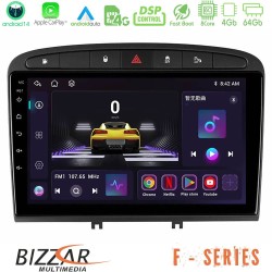 Bizzar F Series 8Core Android14 4+64GB  Peugeot 308/RCZ Navigation Multimedia Tablet 9" Με Carplay & Android Auto