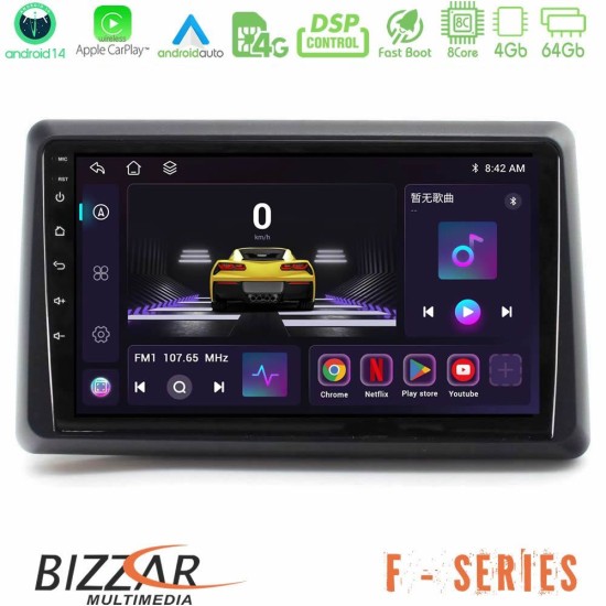 Bizzar F Series 8Core Android14 4+64GB Renault Express 2020-2025 Navigation Multimedia Tablet 9" Με Carplay & Android Auto Bizzar F Series 8Core Android14 4+64GB Renault Express 2020-2025 Navigation Multimedia Tablet 9" Με Carplay & Android Auto