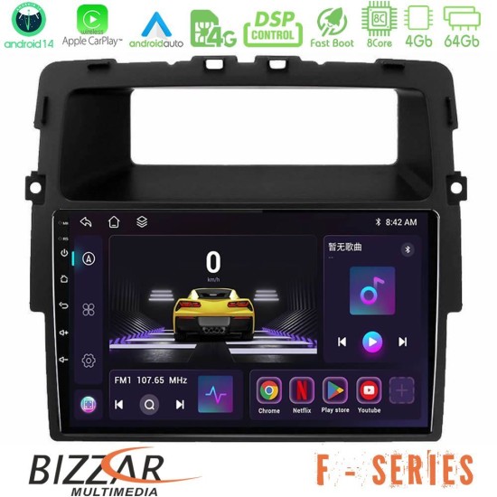 Bizzar F Series 8Core Android14 4+64GB Renault/Nissan/Opel Navigation Multimedia Tablet 10" Με Carplay & Android Auto Bizzar F Series 8Core Android14 4+64GB Renault/Nissan/Opel Navigation Multimedia Tablet 10" Με Carplay & Android Auto