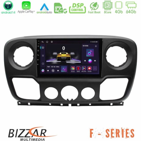 Bizzar F Series 8Core Android14 4+64GB Renault/Nissan/Opel Navigation Multimedia Tablet 10" Με Carplay & Android Auto Bizzar F Series 8Core Android14 4+64GB Renault/Nissan/Opel Navigation Multimedia Tablet 10" Με Carplay & Android Auto