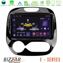 Bizzar F Series 8Core Android14 4+64GB  Renault Captur 2013-2019 (Auto AC) Navigation Multimedia Tablet 9" Με Carplay & Android Auto