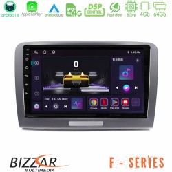 Bizzar F Series 8Core Android14 4+64GB  Skoda Superb 2008-2015 Navigation Multimedia Tablet 9" Με Carplay & Android Auto