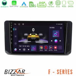 Bizzar F Series 8Core Android14 4+64GB  Skoda Kamiq 2019-2022 Navigation Multimedia Tablet 9" Με Carplay & Android Auto