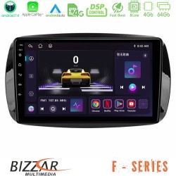 Bizzar F Series 8Core Android14 4+64GB  Smart 453 Navigation Multimedia Tablet 9" Με Carplay & Android Auto