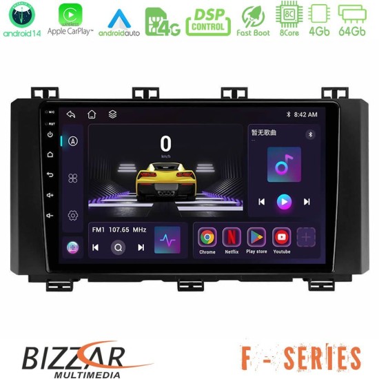 Bizzar F Series 8Core Android14 4+64GB Seat Ateca 2017-2021 Navigation Multimedia Tablet 9" Με Carplay & Android Auto Bizzar F Series 8Core Android14 4+64GB Seat Ateca 2017-2021 Navigation Multimedia Tablet 9" Με Carplay & Android Auto