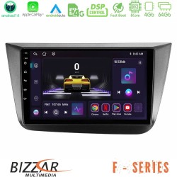 Bizzar F Series 8Core Android14 4+64GB  Seat Altea 2004-2015 Navigation Multimedia Tablet 9" Με Carplay & Android Auto