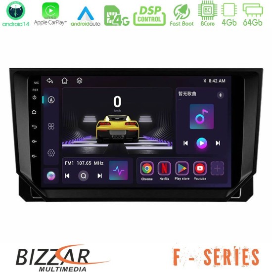 Bizzar F Series 8Core Android14 4+64GB Seat Arona/Ibiza Navigation Multimedia Tablet 9" Με Carplay & Android Auto Bizzar F Series 8Core Android14 4+64GB Seat Arona/Ibiza Navigation Multimedia Tablet 9" Με Carplay & Android Auto