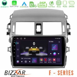 Bizzar F Series 8Core Android14 4+64GB Toyota Corolla 2008-2010 Navigation Multimedia Tablet 9" Με Carplay & Android Auto Bizzar F Series 8Core Android14 4+64GB Toyota Corolla 2008-2010 Navigation Multimedia Tablet 9" Με Carplay & Android Auto