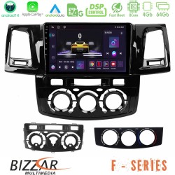 Bizzar F Series 8Core Android14 4+64GB Toyota Hilux 2007-2016 Navigation Multimedia Tablet 9" Με Carplay & Android Auto Bizzar F Series 8Core Android14 4+64GB Toyota Hilux 2007-2016 Navigation Multimedia Tablet 9" Με Carplay & Android Auto