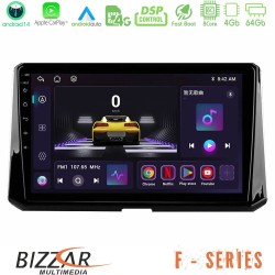 Bizzar F Series 8Core Android14 4+64GB Toyota Corolla 2019-2022 Navigation Multimedia Tablet 10" Με Carplay & Android Auto Bizzar F Series 8Core Android14 4+64GB Toyota Corolla 2019-2022 Navigation Multimedia Tablet 10" Με Carplay & Android Auto