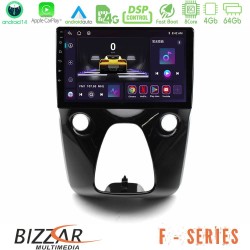 Bizzar F Series 8Core Android14 4+64GB Toyota Aygo | Citroen C1 | Peugeot 108 Navigation Multimedia 10" Με Carplay & Android Auto Bizzar F Series 8Core Android14 4+64GB Toyota Aygo | Citroen C1 | Peugeot 108 Navigation Multimedia 10" Με Carplay & Android Auto