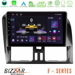 Bizzar F Series 8Core Android14 4+64GB  Volvo XC60 2009-2012 Navigation Multimedia Tablet 9" Με Carplay & Android Auto