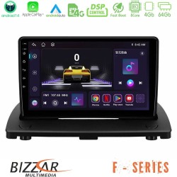 Bizzar F Series 8Core Android14 4+64GB  Volvo XC90 2006-2014 Navigation Multimedia Tablet 9" Με Carplay & Android Auto