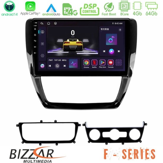Bizzar F Series 8Core Android14 4+64GB VW Jetta Navigation Multimedia Tablet 10" Με Carplay & Android Auto Bizzar F Series 8Core Android14 4+64GB VW Jetta Navigation Multimedia Tablet 10" Με Carplay & Android Auto