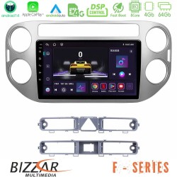 Bizzar F Series 8Core Android14 4+64GB  VW Tiguan Navigation Multimedia Tablet 9" Με Carplay & Android Auto