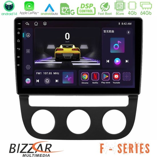 Bizzar F Series 8Core Android14 4+64GB VW Jetta Navigation Multimedia Tablet 10" Με Carplay & Android Auto Bizzar F Series 8Core Android14 4+64GB VW Jetta Navigation Multimedia Tablet 10" Με Carplay & Android Auto