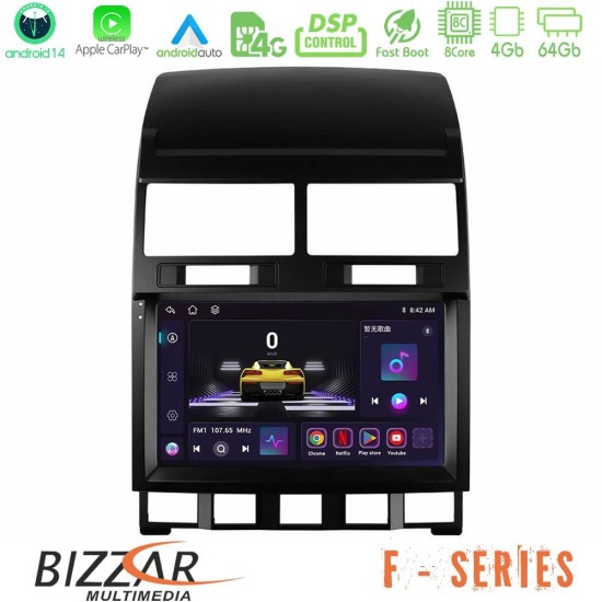 Bizzar F Series 8Core Android14 4+64GB VW Touareg 2002 – 2010 Navigation Multimedia Tablet 9" Με Carplay & Android Auto Bizzar F Series 8Core Android14 4+64GB VW Touareg 2002 – 2010 Navigation Multimedia Tablet 9" Με Carplay & Android Auto