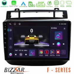 Bizzar F Series 8Core Android14 4+64GB VW Touareg 2011-2018 Navigation Multimedia Tablet 9" Με Carplay & Android Auto