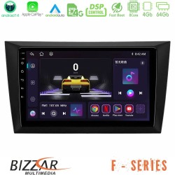 Bizzar F Series 8Core Android14 4+64GB  Vw Golf 6 Navigation Multimedia Tablet 9" Με Carplay & Android Auto