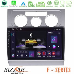 Bizzar F Series 8Core Android14 4+64GB  VW Touran 2003-2011 Navigation Multimedia Tablet 10" Με Carplay & Android Auto