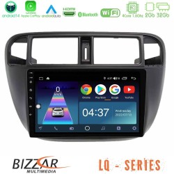 Bizzar LQ Series 4Core Android14 2+32GB Honda Civic 1995-2001 Navigation Multimedia Tablet 9" Με Carplay & Android Auto