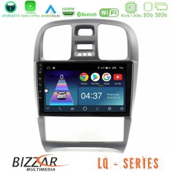 Bizzar LQ Series 4Core Android14 2+32GB Hyundai Sonata 2001-2005 Navigation Multimedia Tablet 9" Με Carplay & Android Auto