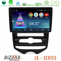 Bizzar LQ Series 4Core Android14 2+32GB Hyundai ix20 2010-2020 (MANUAL A/C) Navigation Multimedia Tablet 10" Με Carplay & Android Auto